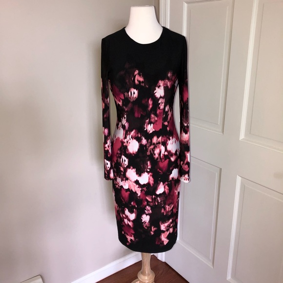 White House Black Market Dresses & Skirts - Classic Floral Long Sleeve Sheath by WHBM